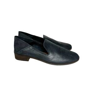 Lucky Brand Cahill Leather Flat Black 8